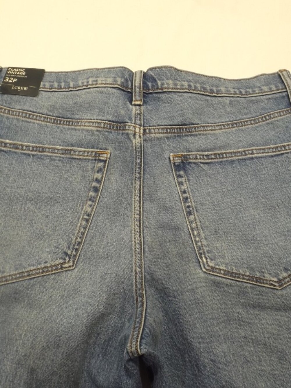 New J.Crew Petite Essential straight jean in all-day stretch 32P